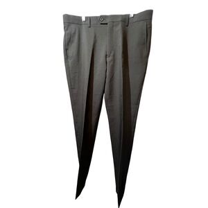 Alain Dupetit Black Suit Pants Mens 42R/36W Dress Slacks‎ Trousers